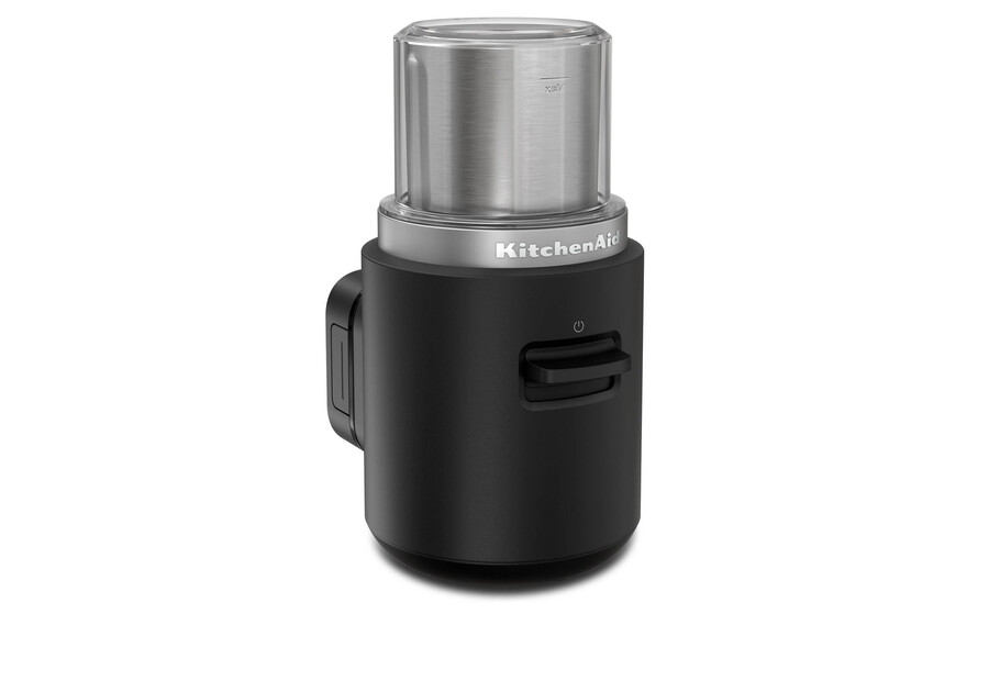 kabellose kaffeemühle schwarz matt