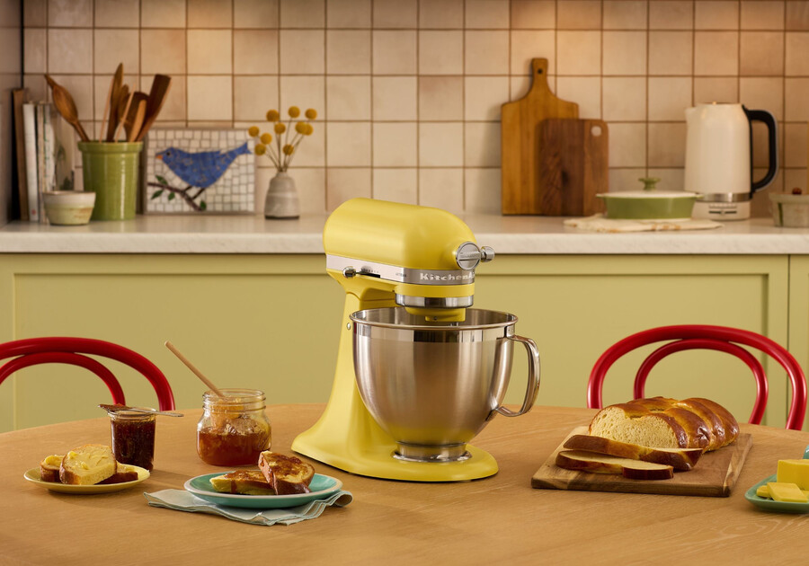 artisan standmixer mit kippbarem kopf - butter ksm195