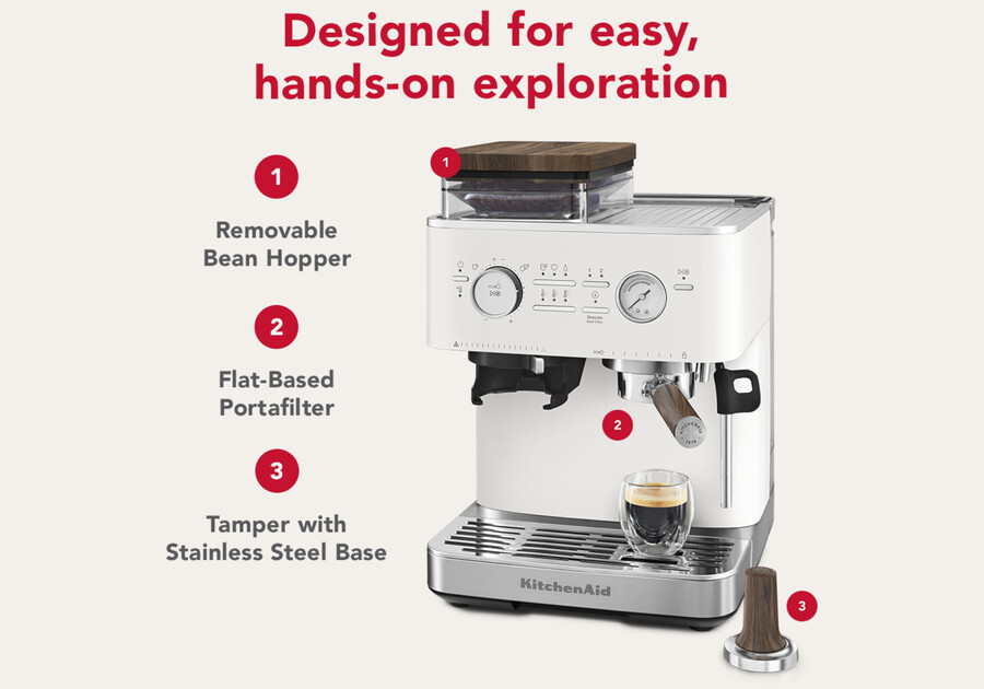 zubehörset aus walnussholz für espresso